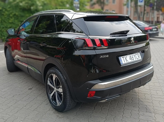 Peugeot 3008 cena 86000 przebieg: 151100, rok produkcji 2018 z Kielce małe 254